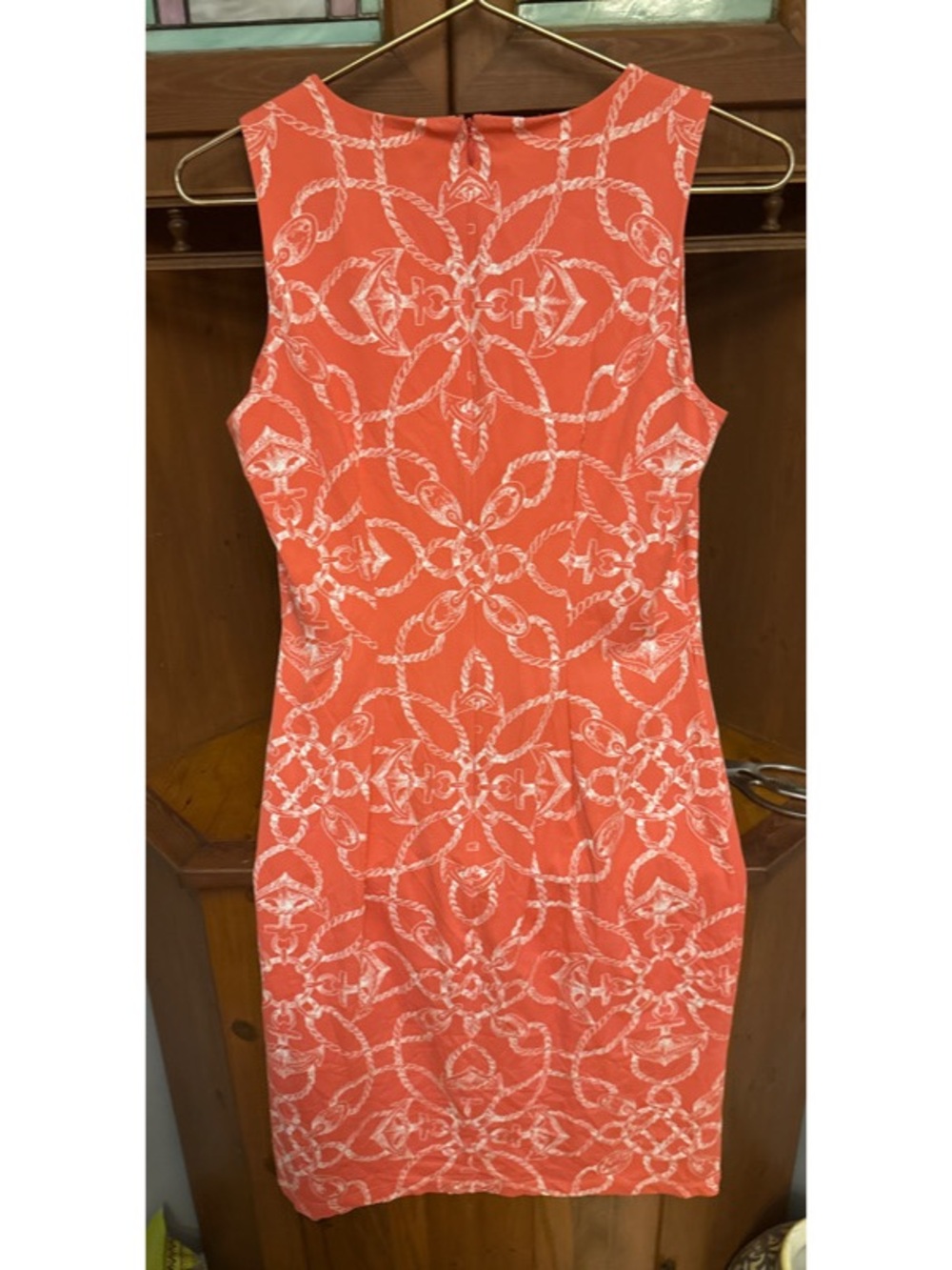 J.McLaughlin Sophia sleeveless nautical-inspired, sheath dress S - Picture 2 of 8